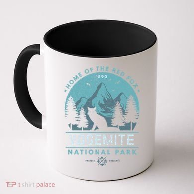 Red Fox Wilderness Gift Yosemite National Park California Coffee Mug