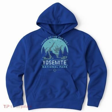 Red Fox Wilderness Gift Yosemite National Park California Hoodie