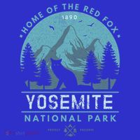 Red Fox Wilderness Gift Yosemite National Park California Hoodie thumb 7