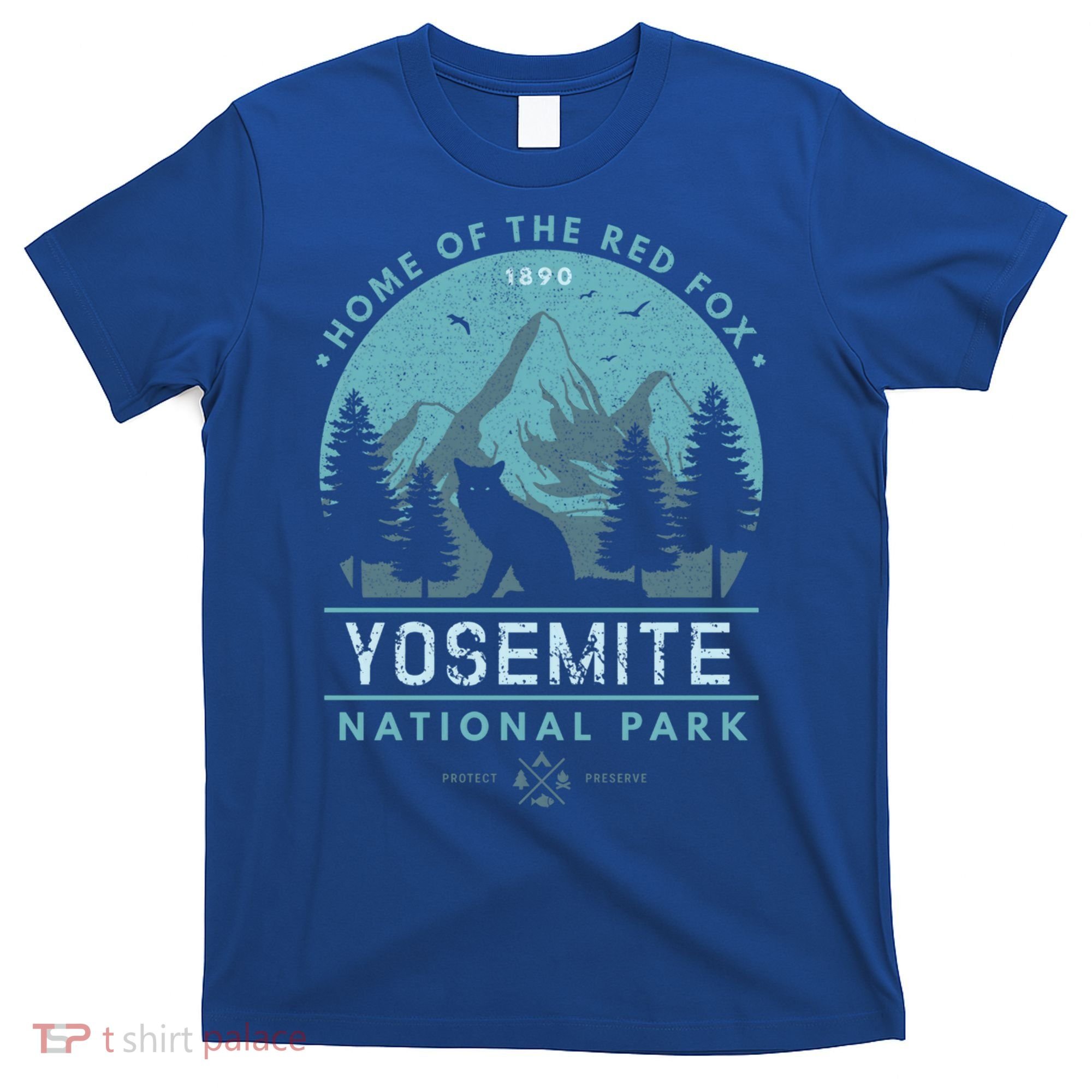 Red Fox Wilderness Gift Yosemite National Park California T-Shirt