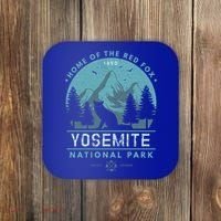 Red Fox Wilderness Gift Yosemite National Park California Coaster thumb 0