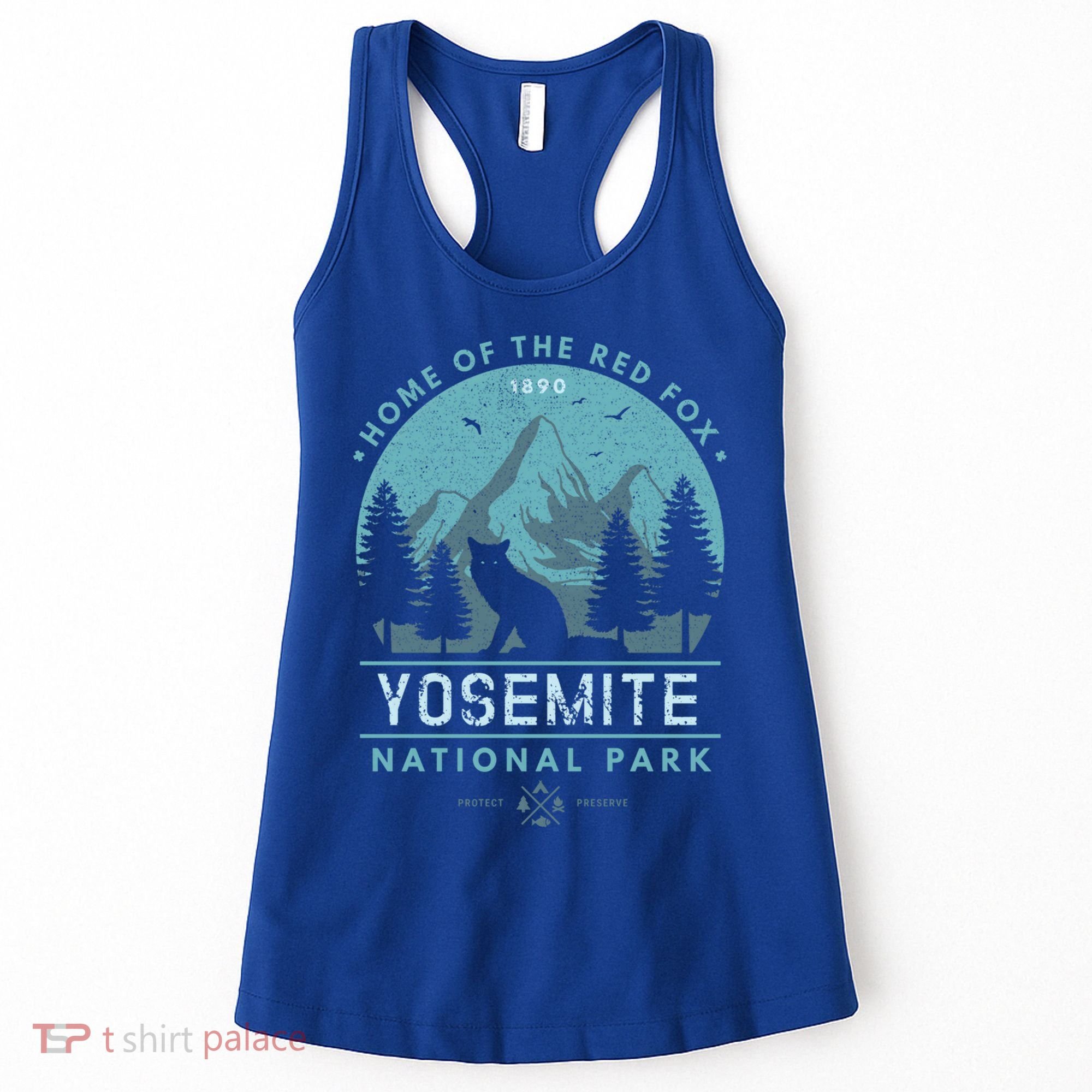 Red Fox Wilderness Gift Yosemite National Park California Women's Tank Top