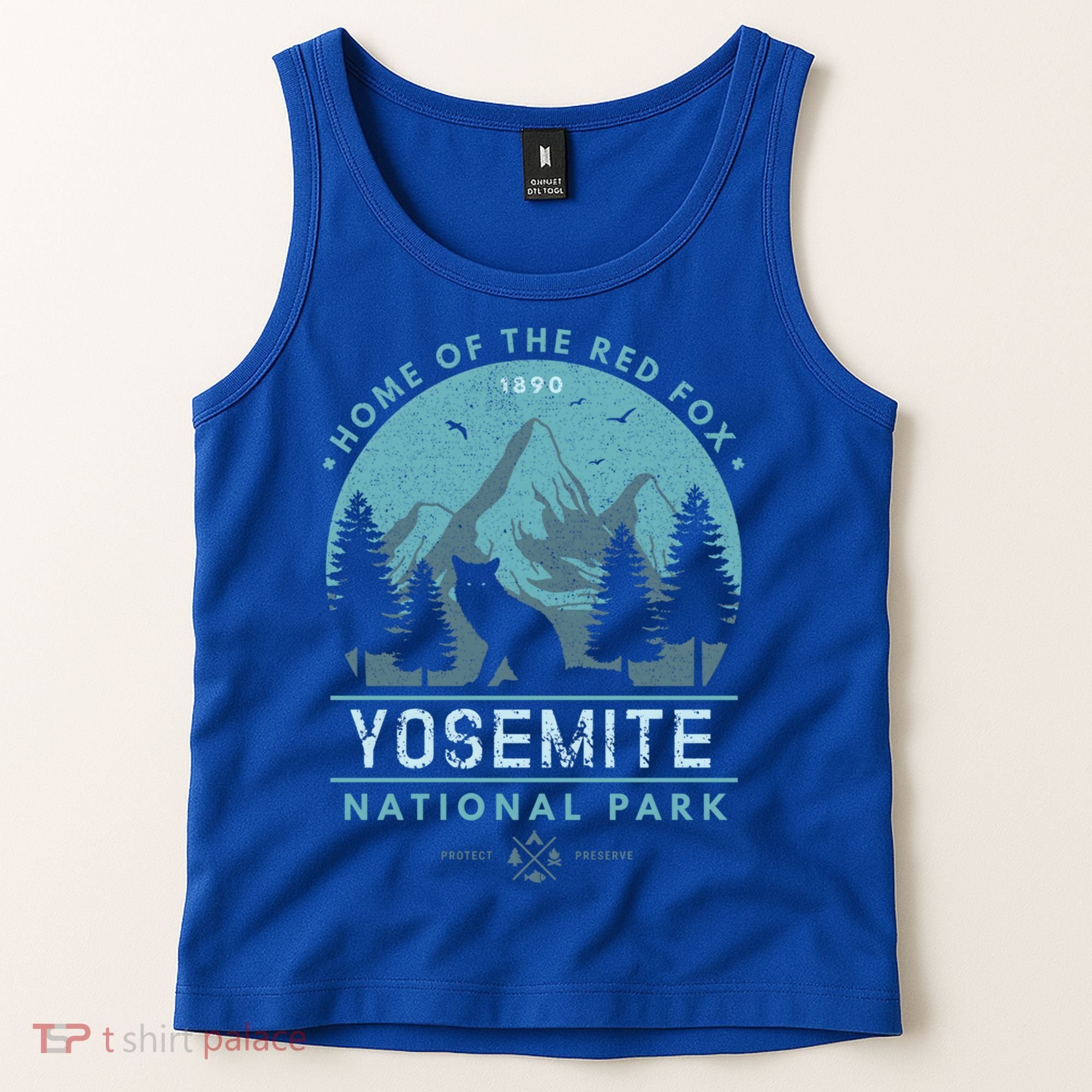 Red Fox Wilderness Gift Yosemite National Park California Tank Top
