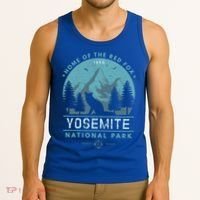 Red Fox Wilderness Gift Yosemite National Park California Tank Top thumb 3