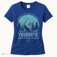 Red Fox Wilderness Gift Yosemite National Park California Women's T-Shirt thumb 0