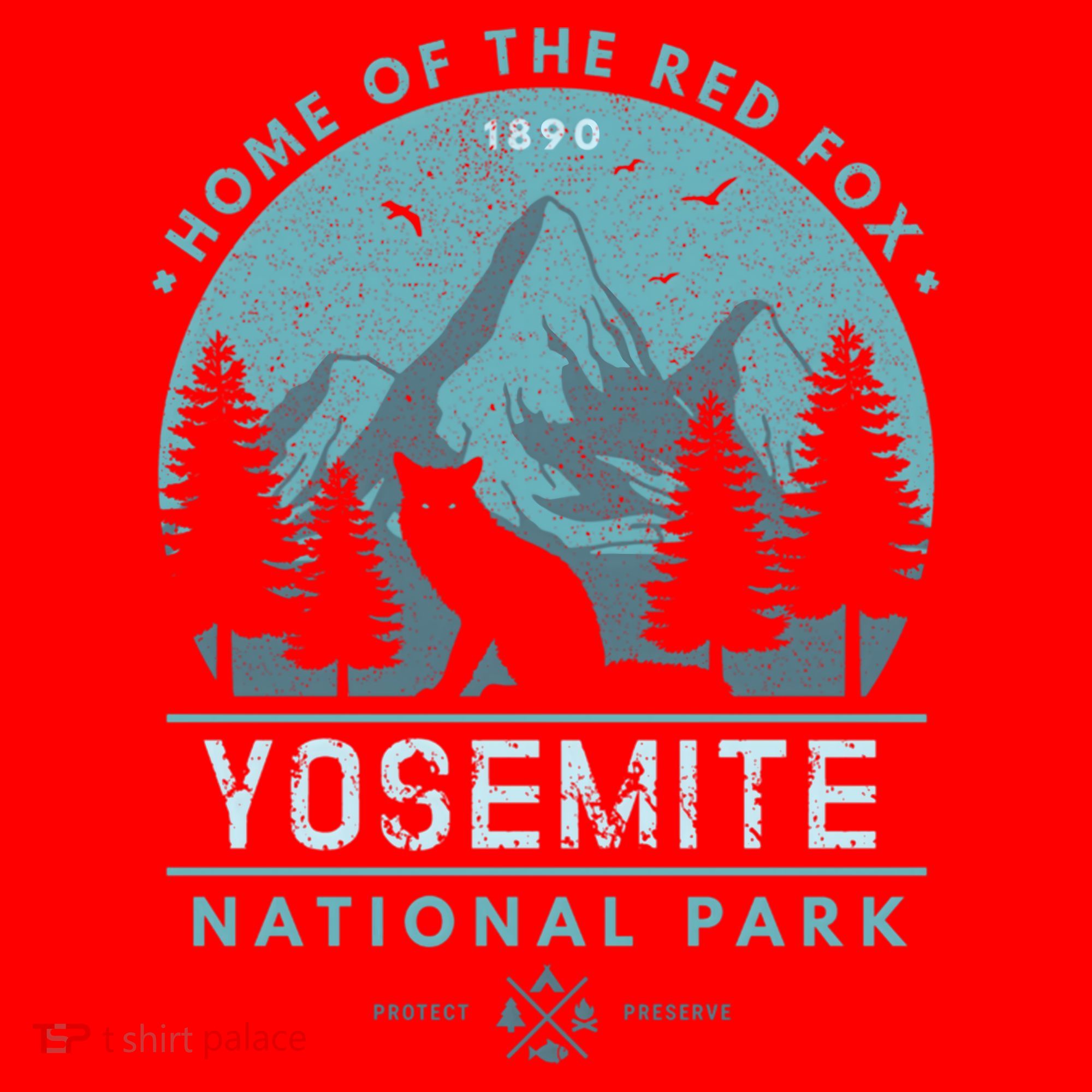 Red Fox Wilderness Gift Yosemite National Park California Santa Hat