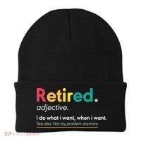 Retirement For Women Funny Retirement For Men Beanie thumb 0