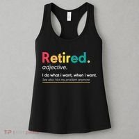 Retirement For Women Funny Retirement For Men Women's Tank Top thumb 3