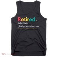 Retirement For Women Funny Retirement For Men Tank Top thumb 0