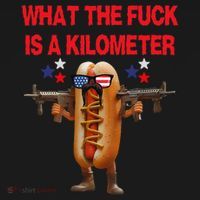 Retro Funny Wtf Is A Kilometer American Hotdog 4th Of July Women's Tank Top thumb 5