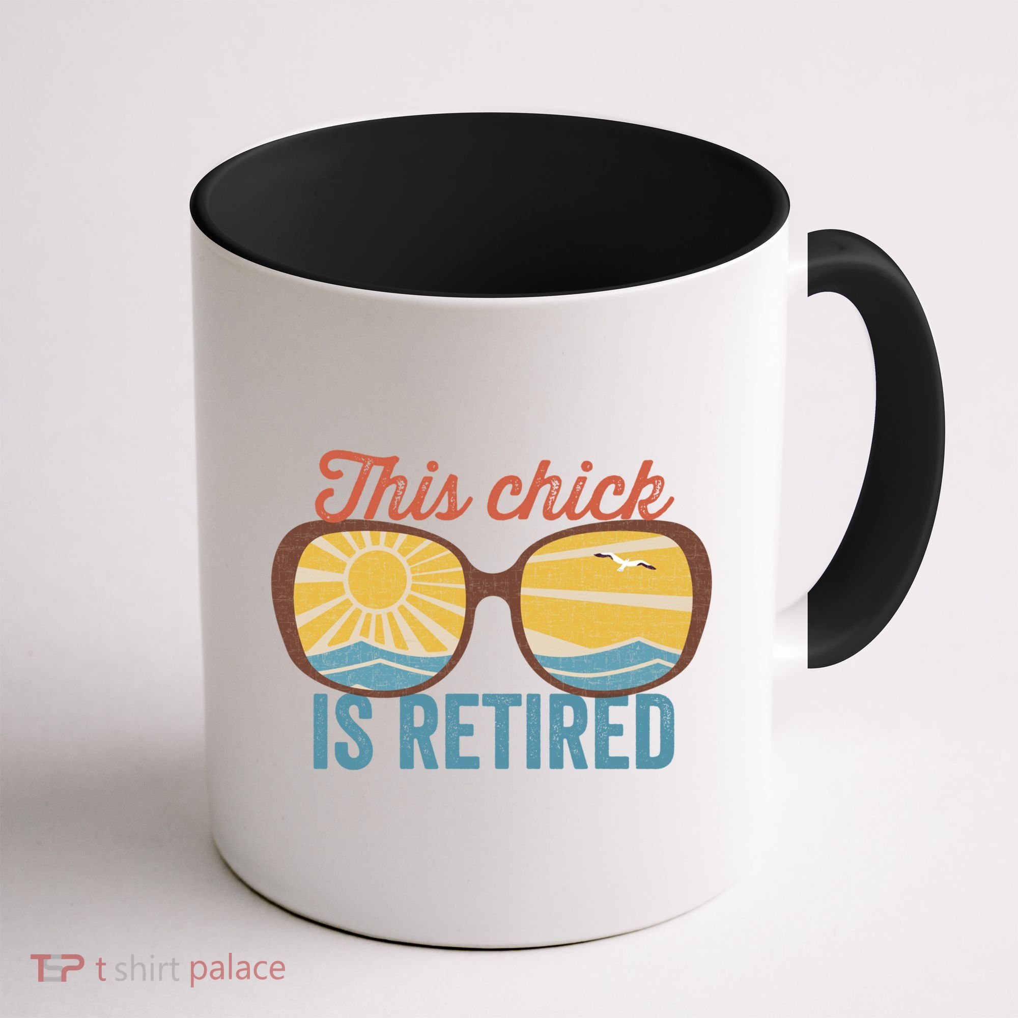 Retirement For Women This Chick Is Retired Funny Retirement Gift Coffee Mug