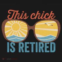 Retirement For Women This Chick Is Retired Funny Retirement Gift Ornament thumb 1
