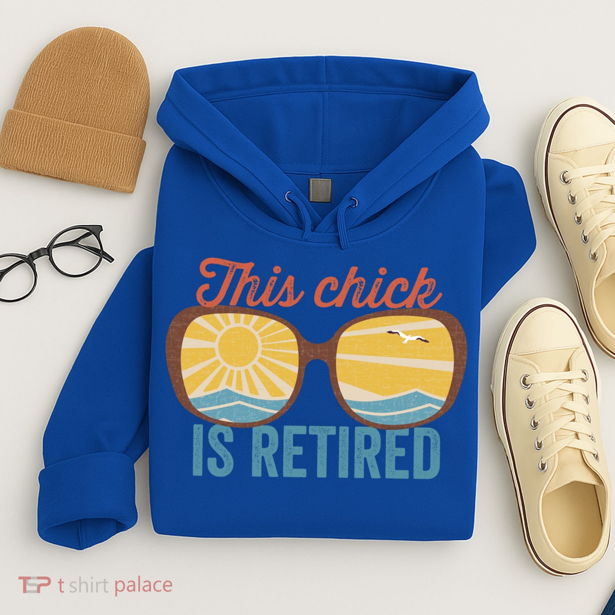Retirement For Women This Chick Is Retired Funny Retirement Gift Hoodie