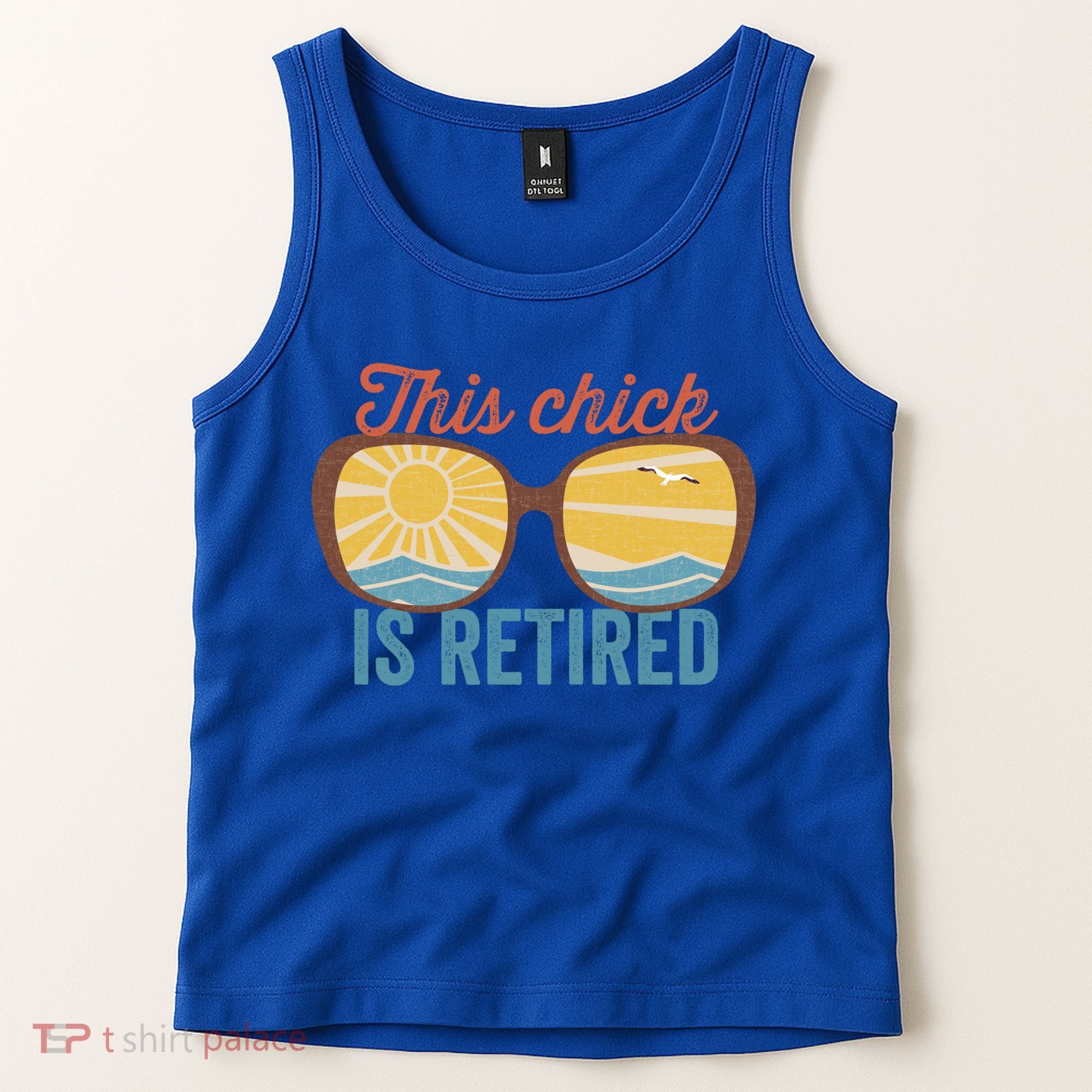 Retirement For Women This Chick Is Retired Funny Retirement Gift Tank Top