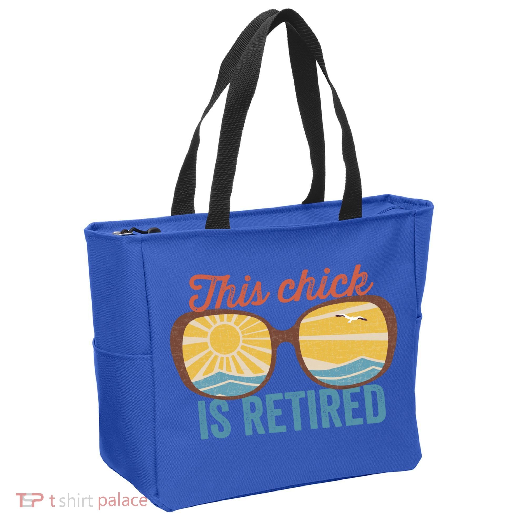 Retirement For Women This Chick Is Retired Funny Retirement Gift Tote Bag