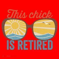 Retirement For Women This Chick Is Retired Funny Retirement Gift Santa Hat thumb 1