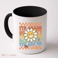 Retro Groovy 7Th Grade Back To School Happy First Day School Cool Gift Coffee Mug thumb 0