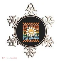 Retro Groovy 7Th Grade Back To School Happy First Day School Cool Gift Ornament thumb 0