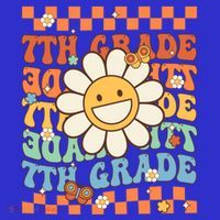 Retro Groovy 7Th Grade Back To School Happy First Day School Cool Gift Coaster thumb 2