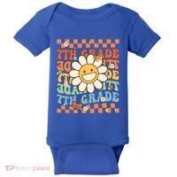 Retro Groovy 7Th Grade Back To School Happy First Day School Cool Gift Baby Bodysuit thumb 0