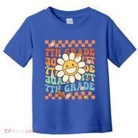 Retro Groovy 7Th Grade Back To School Happy First Day School Cool Gift Toddler T-Shirt thumb 0