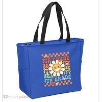 Retro Groovy 7Th Grade Back To School Happy First Day School Cool Gift Tote Bag thumb 2