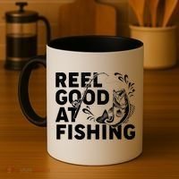 Reel Good At Fishing Coffee Mug thumb 4