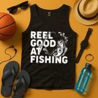 Reel Good At Fishing Tank Top thumb 4