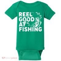 Reel Good At Fishing Baby Bodysuit thumb 0