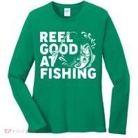 Reel Good At Fishing Women's Long Sleeve Shirt thumb 0