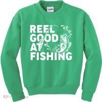 Reel Good At Fishing Kids Sweatshirt thumb 0
