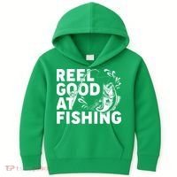 Reel Good At Fishing Kids Hoodie thumb 0