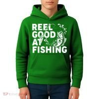 Reel Good At Fishing Kids Hoodie thumb 4