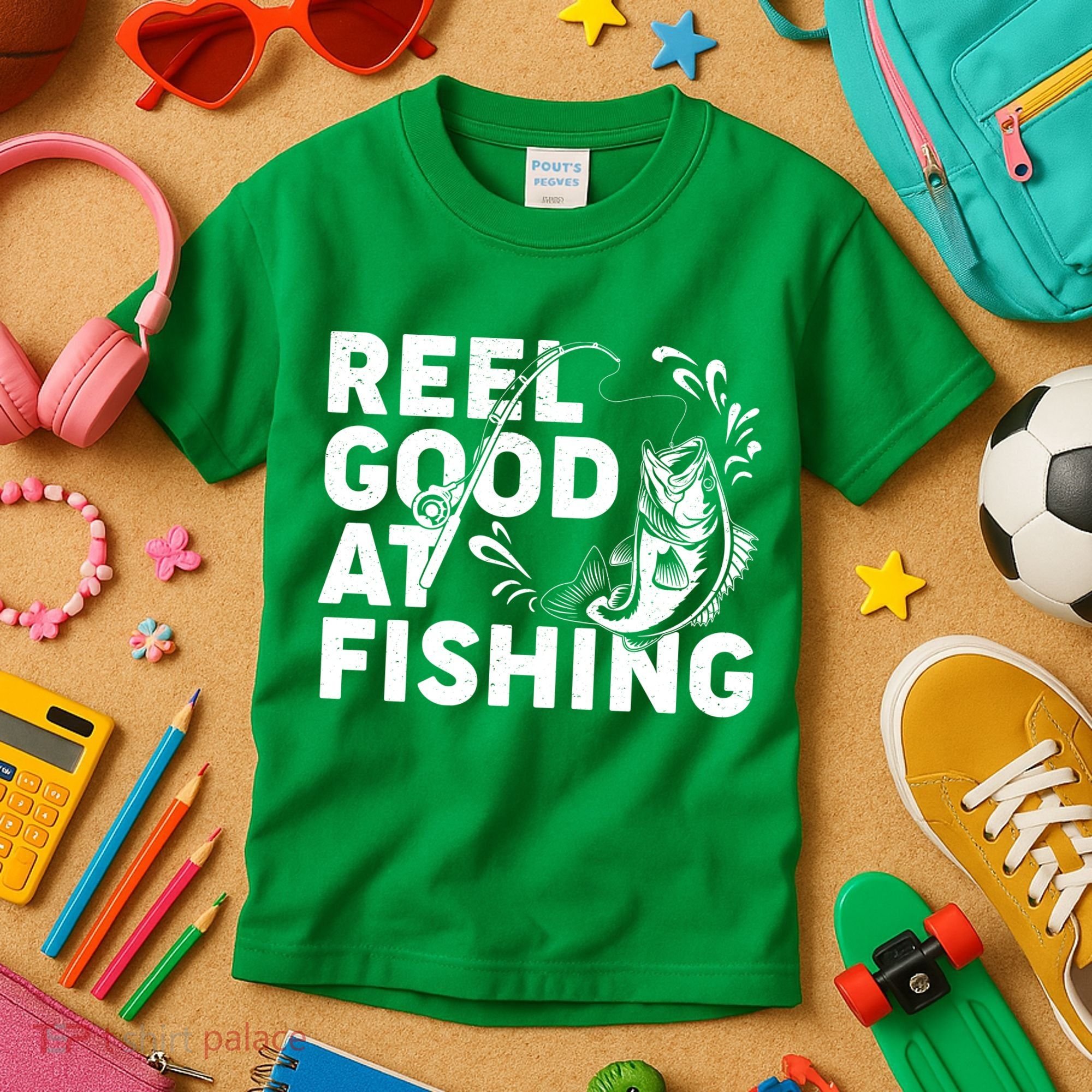 Reel Good At Fishing Kids T-Shirt