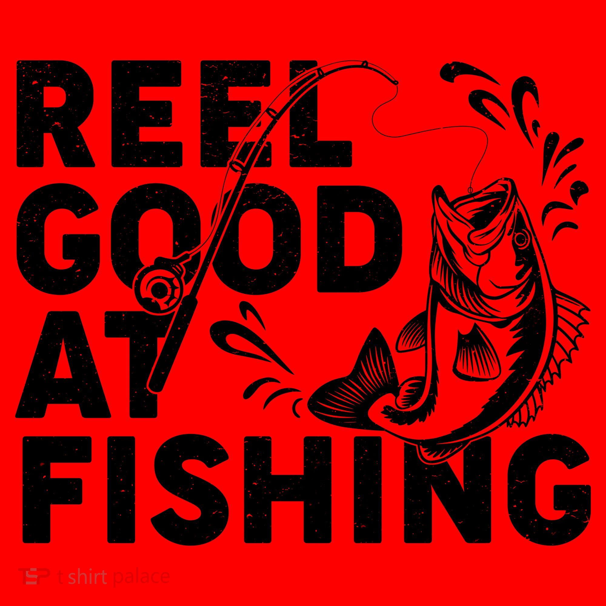 Reel Good At Fishing Santa Hat
