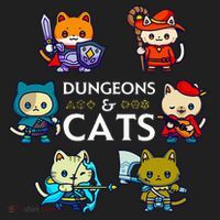 RPG Gamer And Cats D20 Dice Nerdy  Hat thumb 2