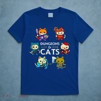 RPG Gamer And Cats D20 Dice Nerdy  T-Shirt thumb 5