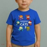 RPG Gamer And Cats D20 Dice Nerdy  Toddler T-Shirt thumb 2