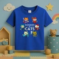 RPG Gamer And Cats D20 Dice Nerdy  Toddler T-Shirt thumb 3