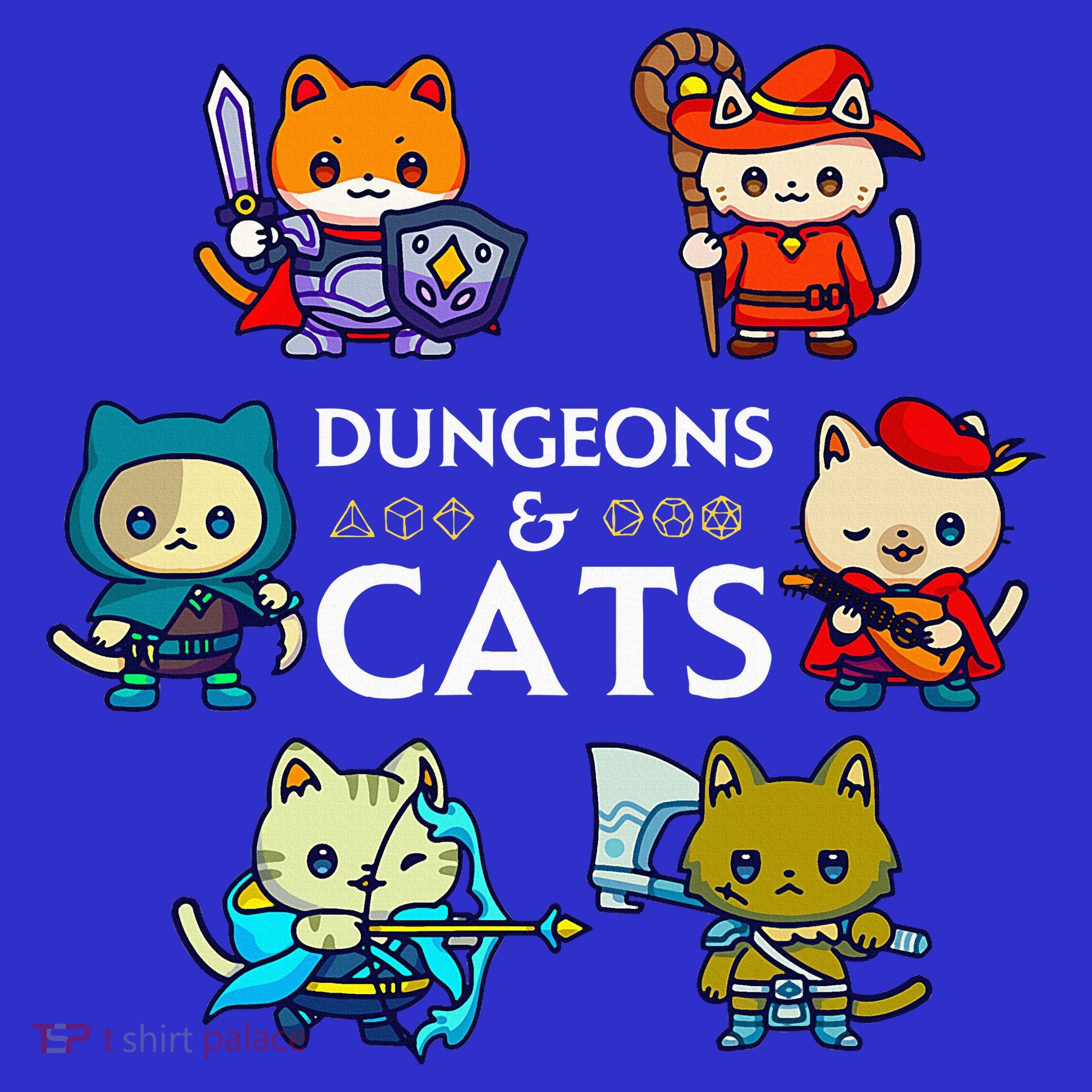 RPG Gamer And Cats D20 Dice Nerdy  Toddler T-Shirt