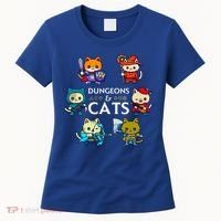 RPG Gamer And Cats D20 Dice Nerdy  Women's T-Shirt thumb 0