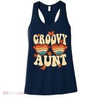 Retro Groovy Aunt 70s Aesthetic 1970's Mother's Day Women's Tank Top thumb 0