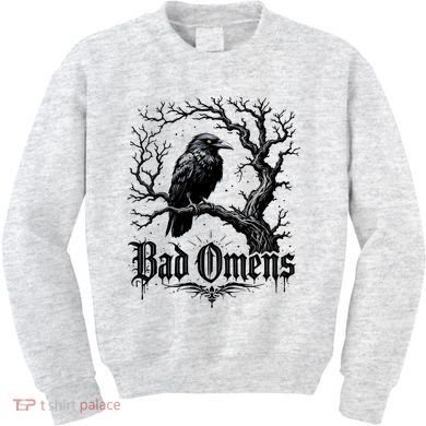 Raven Gothic Art Crow Design Great Gift Kids Sweatshirt