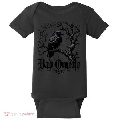 Raven Gothic Art Crow Design Great Gift Baby Bodysuit