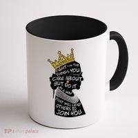RGB Queen Crown Quote Tribute Ruth Bader Ginsburg Coffee Mug thumb 1