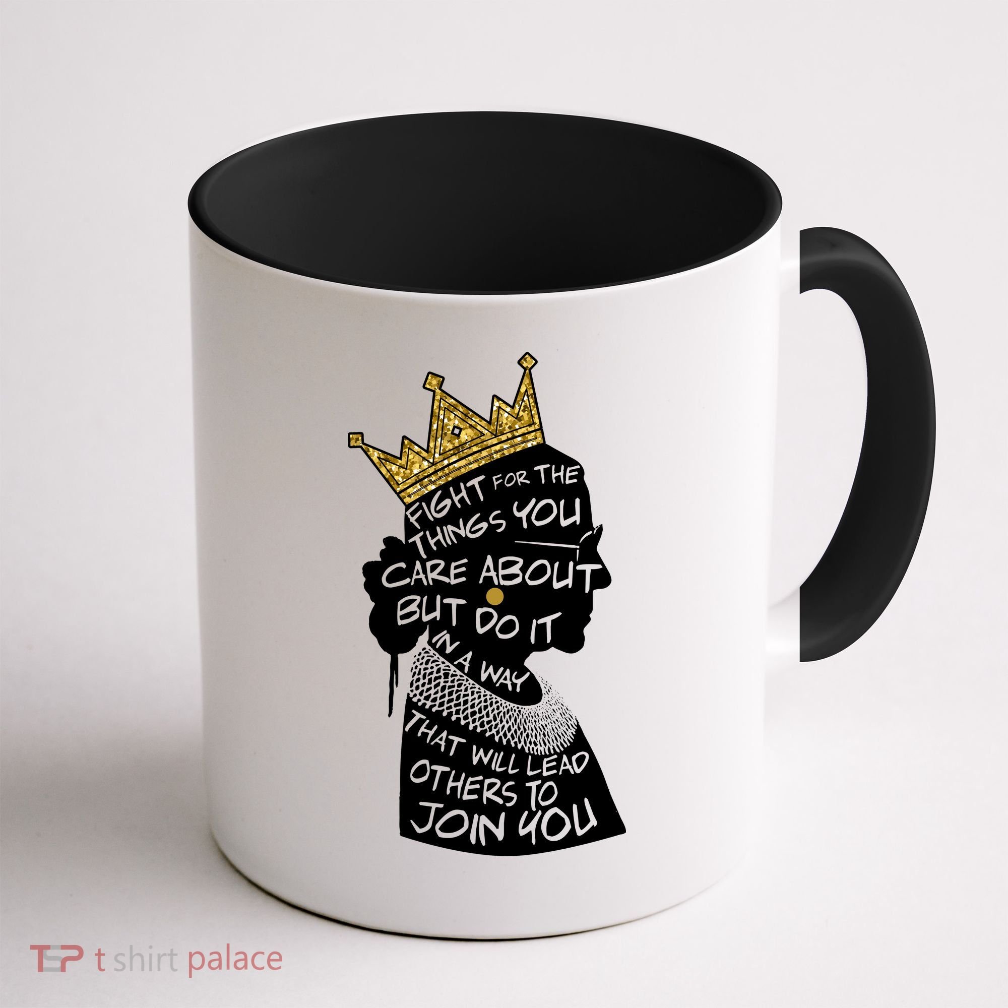 RGB Queen Crown Quote Tribute Ruth Bader Ginsburg Coffee Mug