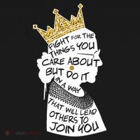RGB Queen Crown Quote Tribute Ruth Bader Ginsburg Mousepad thumb 1