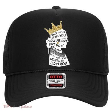 RGB Queen Crown Quote Tribute Ruth Bader Ginsburg Hat