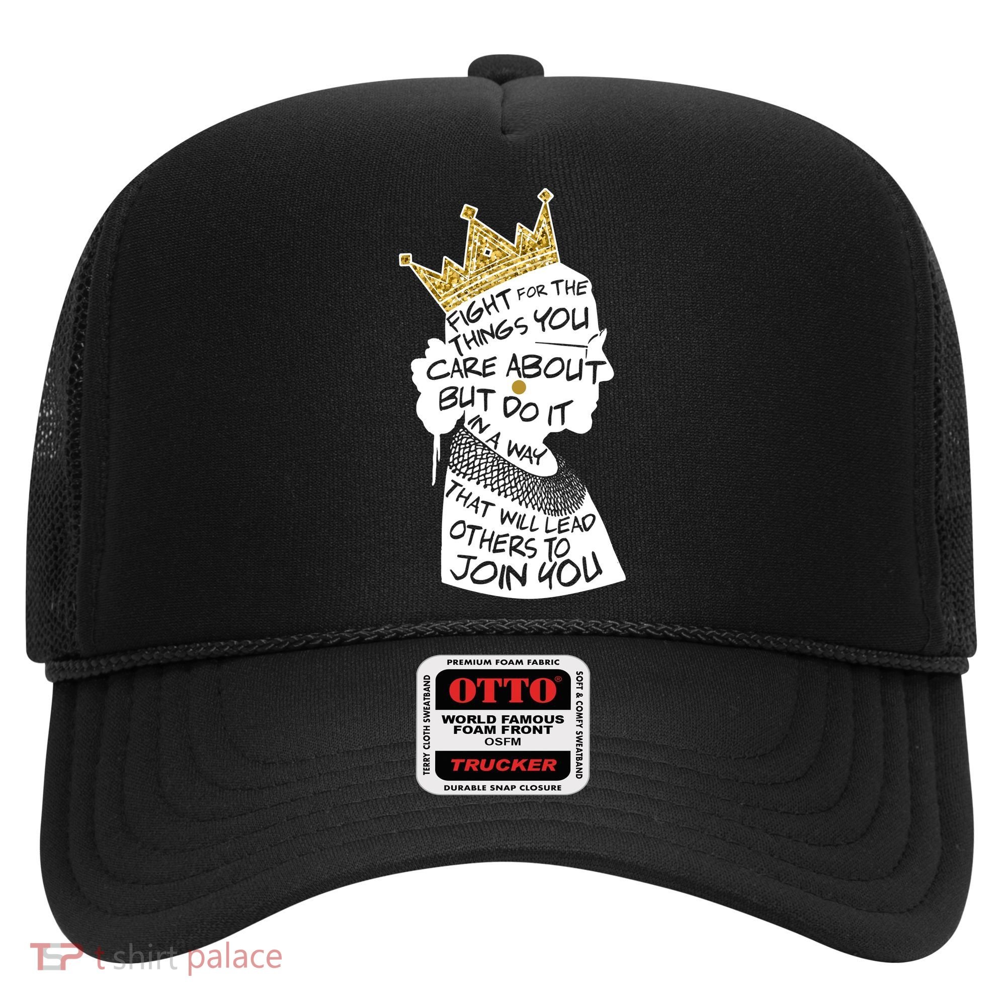 RGB Queen Crown Quote Tribute Ruth Bader Ginsburg Hat