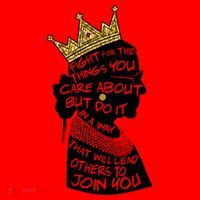 RGB Queen Crown Quote Tribute Ruth Bader Ginsburg Santa Hat thumb 1